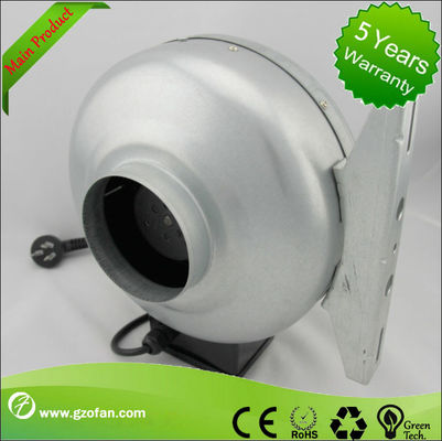 Ducted Inline Fan, Powerful Centrifugal Metal Duct Fan With Built-In Motor Speed Controller