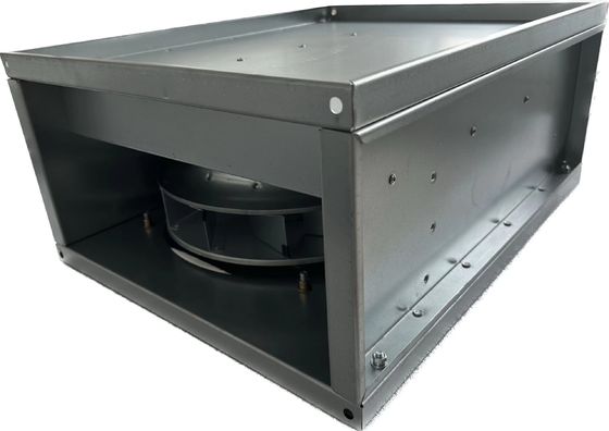 Wide Operating-Temp Ec Rectangular Duct Fan For Mineral-Processing Plant Exhaust