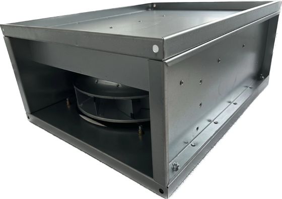 Wide Operating-Temp Ec Rectangular Duct Fan For Mineral-Processing Plant Exhaust